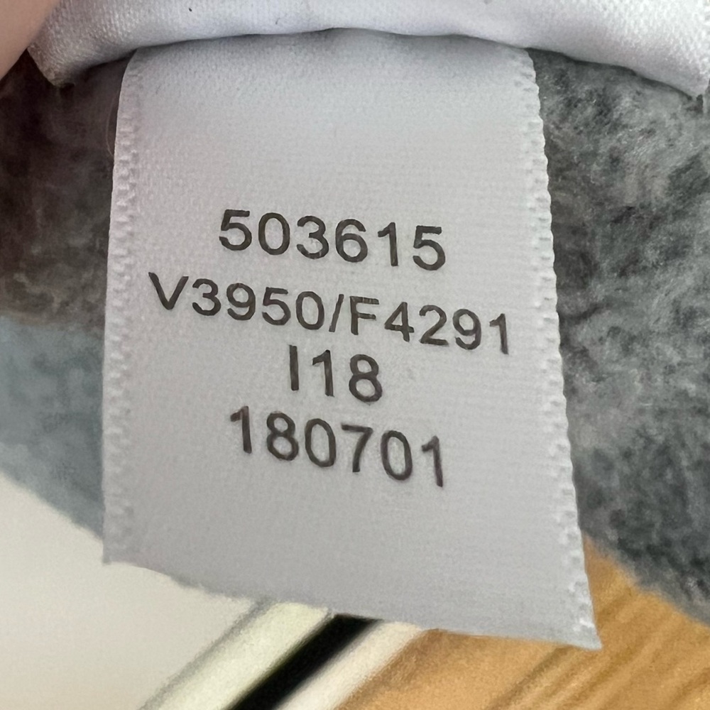 Land's End Women's Sweater Fleece Grey Coat Size M - Picture 11 of 11